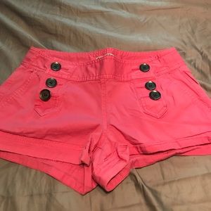 EXPRESS hot pink sailor shorts EXPRESS hot pink sailor shorts