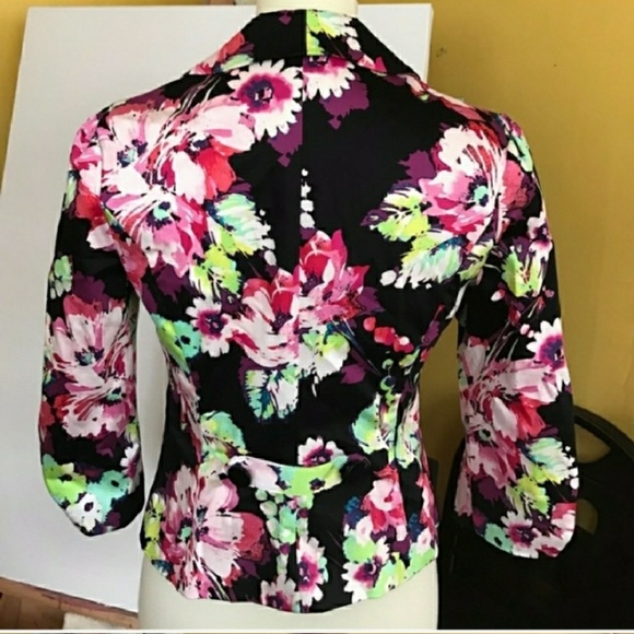 NWT CANDIES FLORAL BLAZER JACKET - Picture 3 of 6