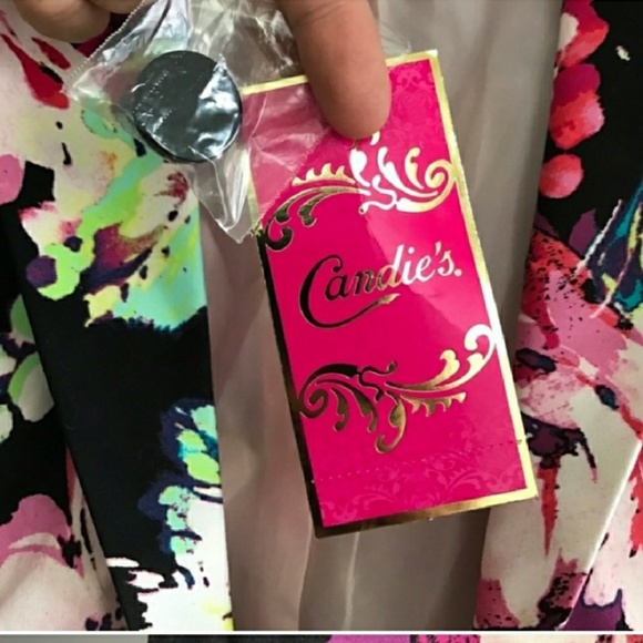 NWT CANDIES FLORAL BLAZER JACKET - Picture 4 of 6