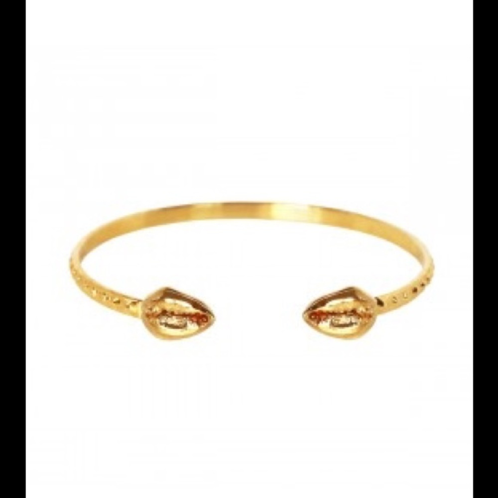 Gold Shell Bangle/Cuff Bracket - Picture 3 of 4