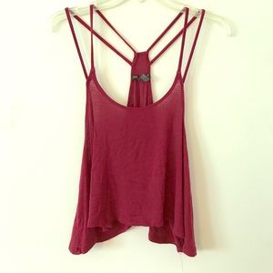 Maroon tank