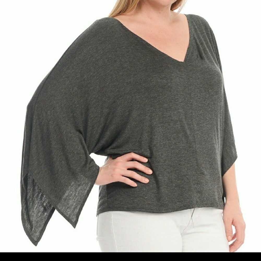 Beautiful Asymmetrical V Neck Top