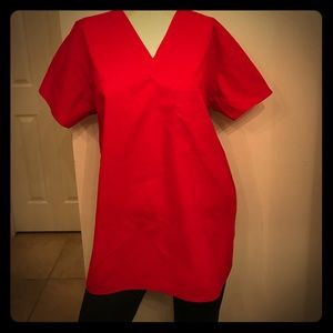 Basic Red Scrub top