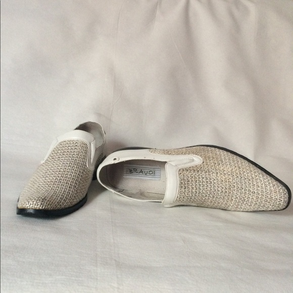White and beige mens shoes main image 5