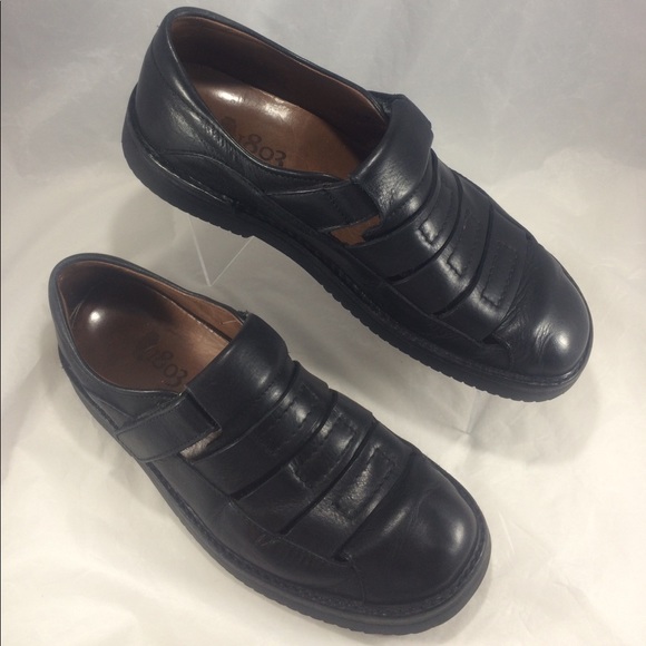 1803 made in Portugal black leather sandal shoes - Picture 3 of 8