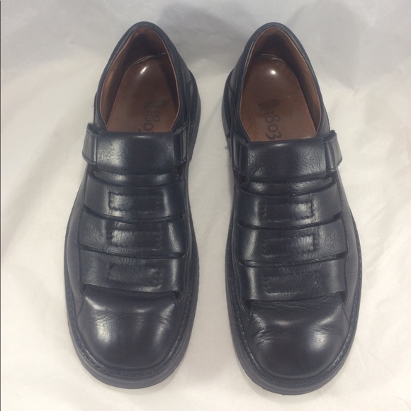 1803 made in Portugal black leather sandal shoes - Picture 5 of 8