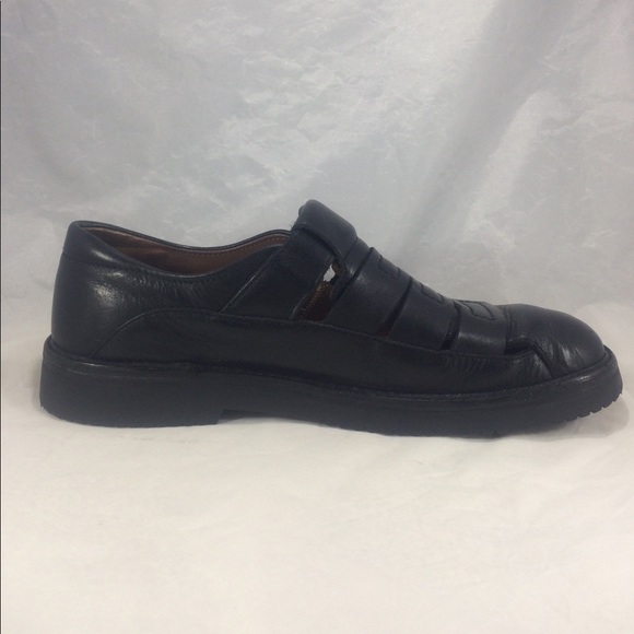 1803 made in Portugal black leather sandal shoes - Picture 7 of 8