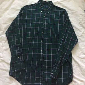 Long sleeve plaid shirt