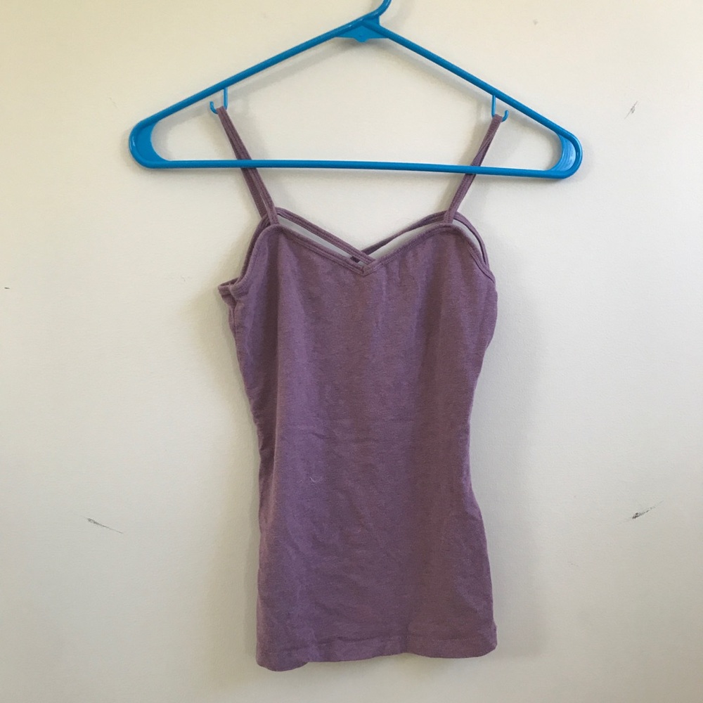Strappy purple cami