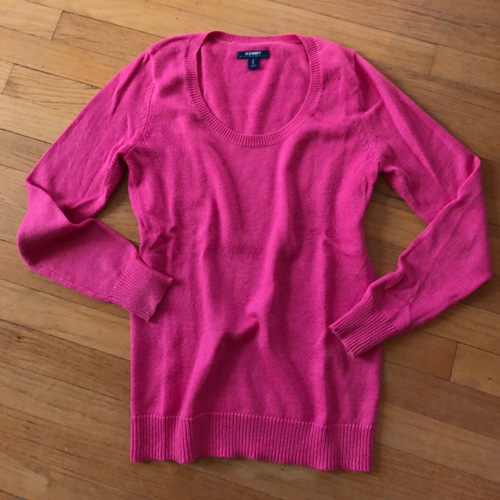 Pink Long Sleeve Sweater