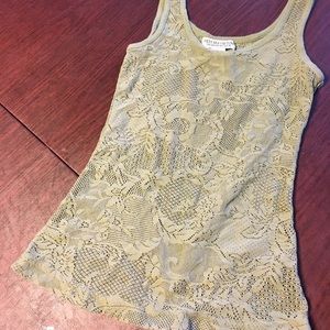 Olive green tank top