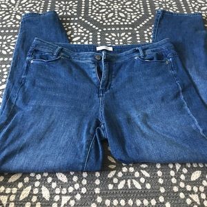 J.JILL DENIM SLIM BOYFRIEND STRAIGHT JEANS- SZ 14
