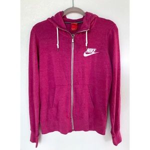 Nike Zip Up Hooded Jacket/Size L