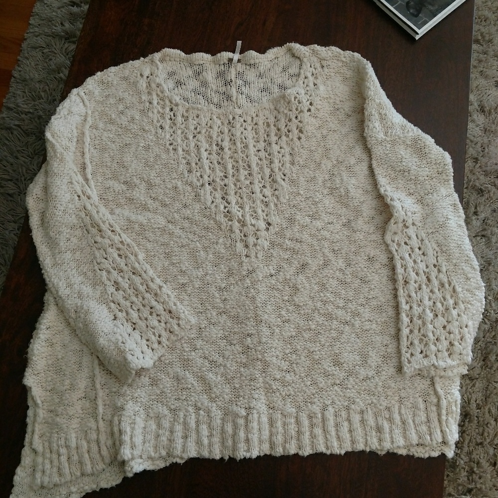 Free People sweater. Over sized.