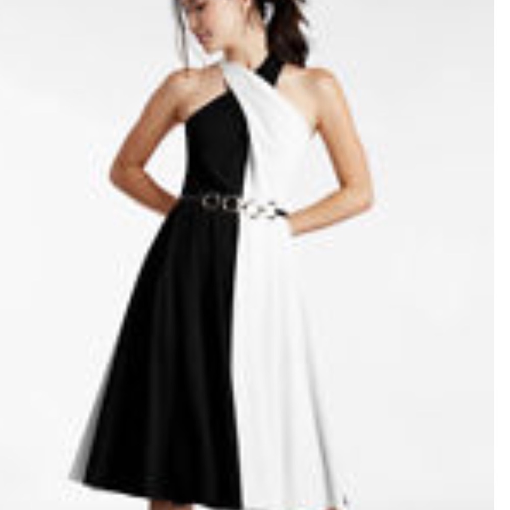 Halston heritage block print dress. Brand new Sz2