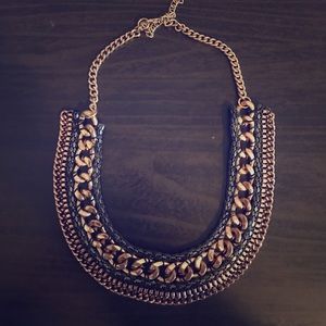 Tri-Colored Metallic Necklace Tri-Colored Metallic Necklace