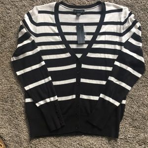 NWT Striped Worthington Cardigan