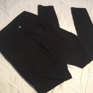 Lululemon High waisted Wunder Under pants