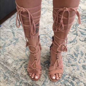 Free People Saltarello Gladiator Rust size 38