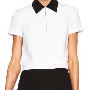 A.L.C. Silk collared top