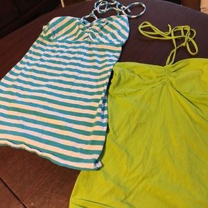 Halter/strapless tops