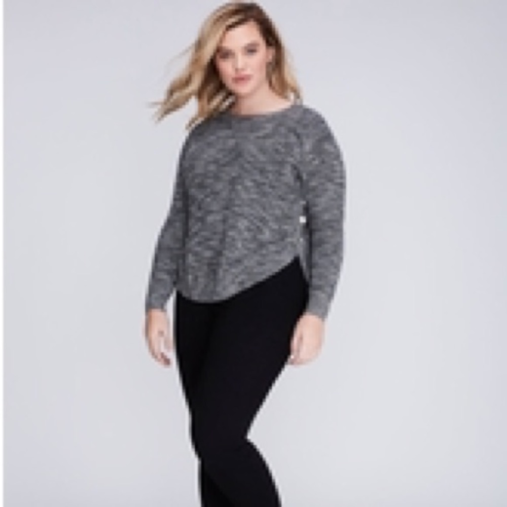 Lane Bryant Curved hem sweater