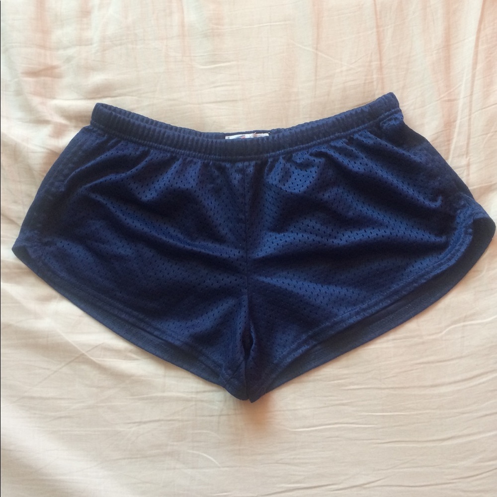 Soffe Jr teeny tiny shorts. Navy blue. Size M.