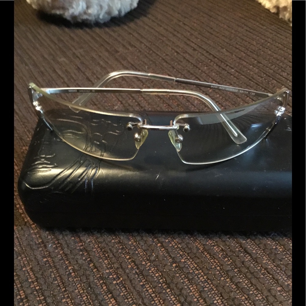 Authentic VERSACE clear sunglasses