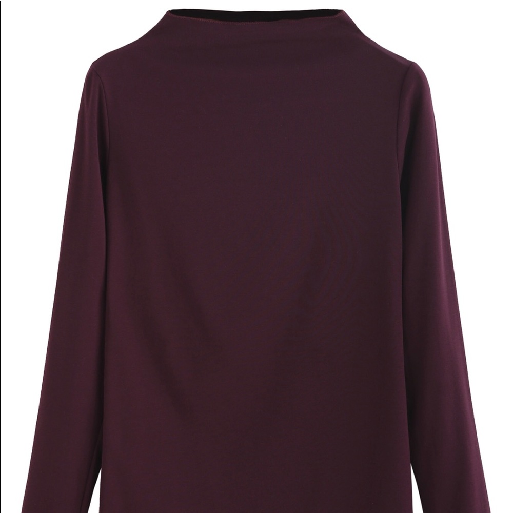 Funnel / mock turtle neck long sleeve