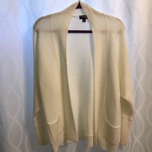Women's cream knit cardigan