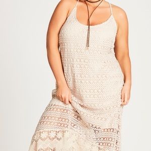 City Chic Crochet Dress City Chic Crochet Dress