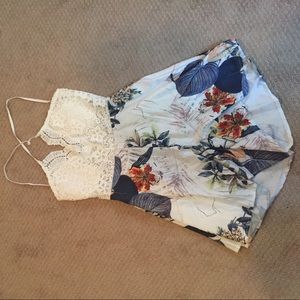 Open back romper