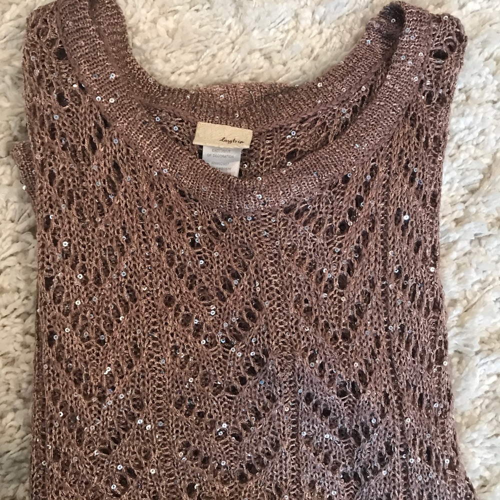 Gorgeous Sequin Crochet Top