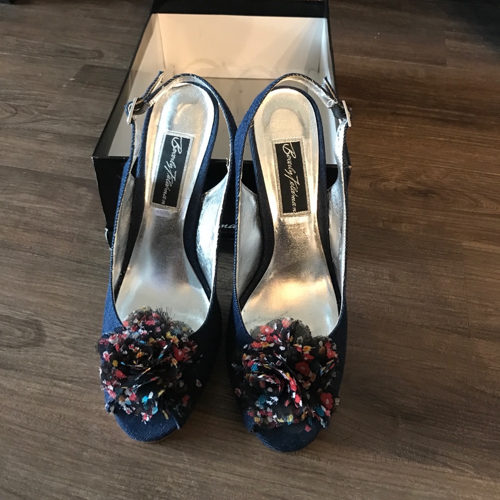 Open toe heels