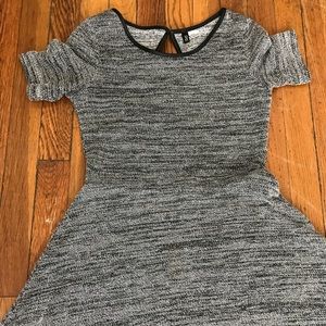 Grey skater dress