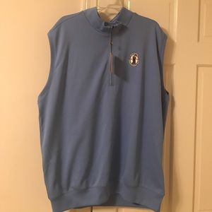 Donald Ross 1/2 Zip Golf Vest