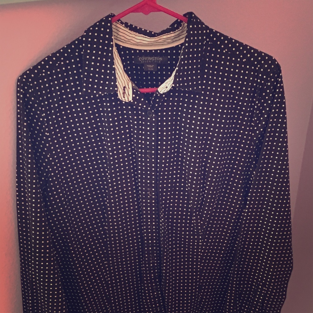 Black and White Polka Dot shirt