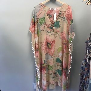 Long caftan - swimsuit cover up