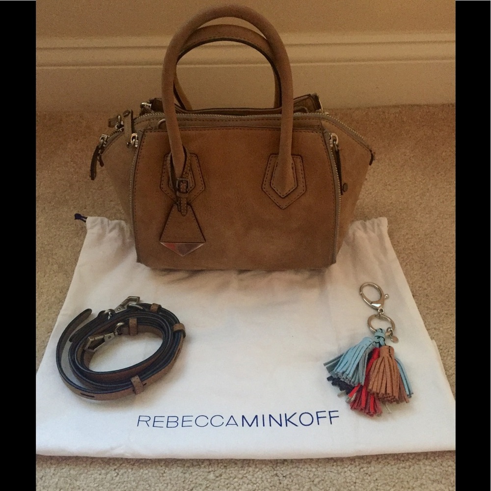Rebecca Minkoff Micro Perry Satchel, sandstone