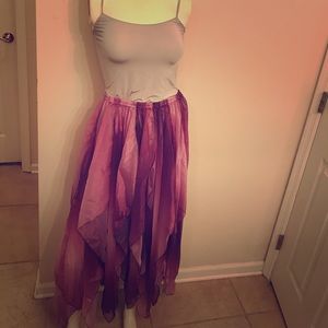 Just in time for Halloween! Flowing skirt/cape