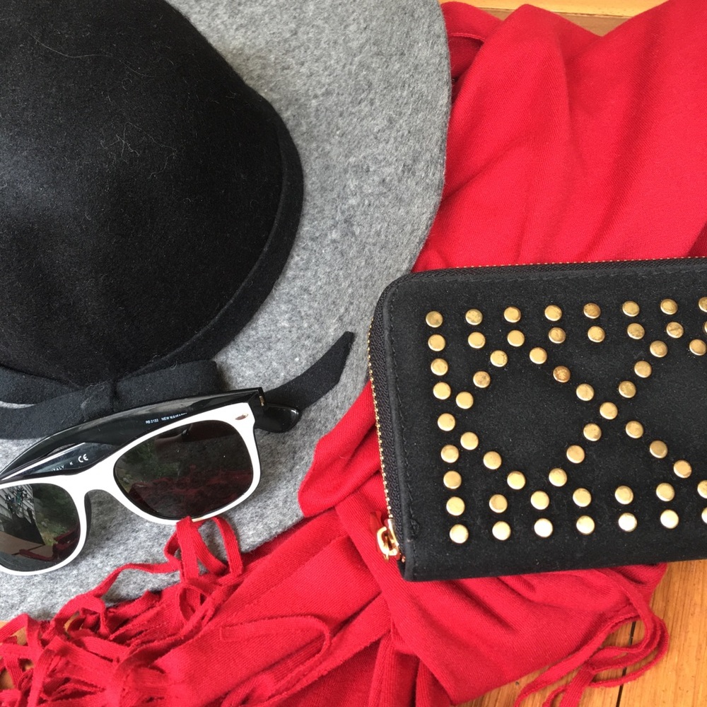 Gold Embellished-wallet