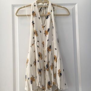 Free people floral romper