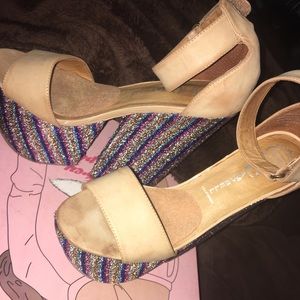 Jeffrey Campbell- Forget Nude, platform sandal