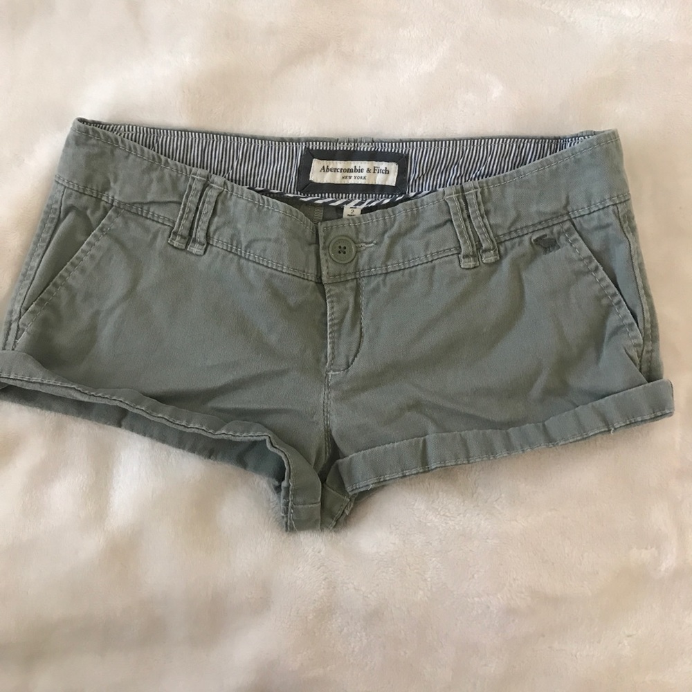 Sage green Abercrombie shorts