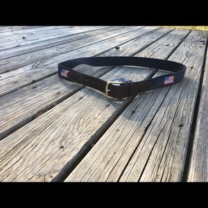 Vineyard Vines Flag Belt NWT