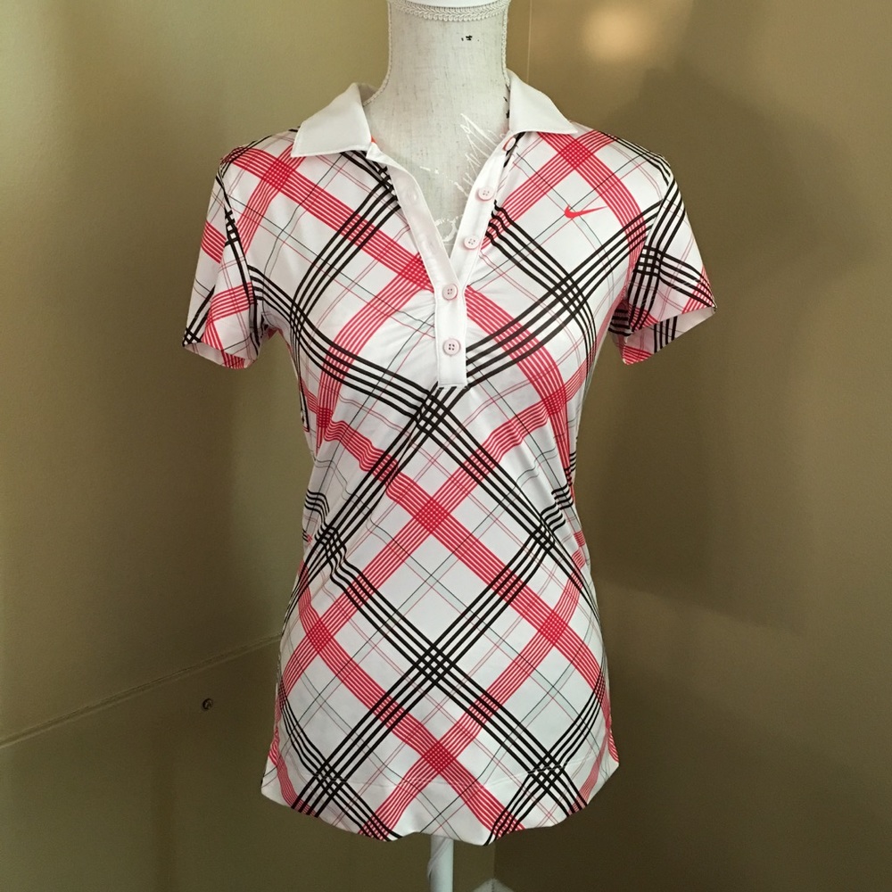NWOT Nike Sport Novelty Golf Polo