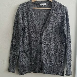Madewell Black and White Cardigan Size Small