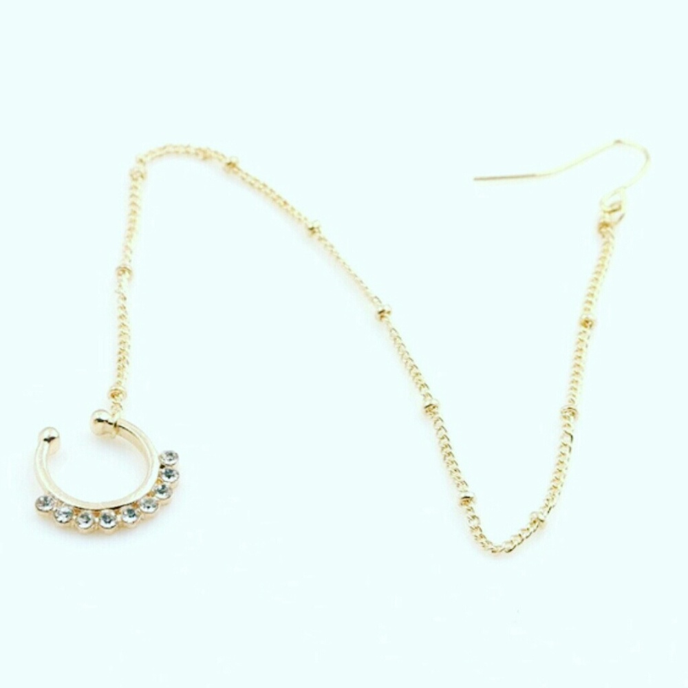 Nose Ring with Chain