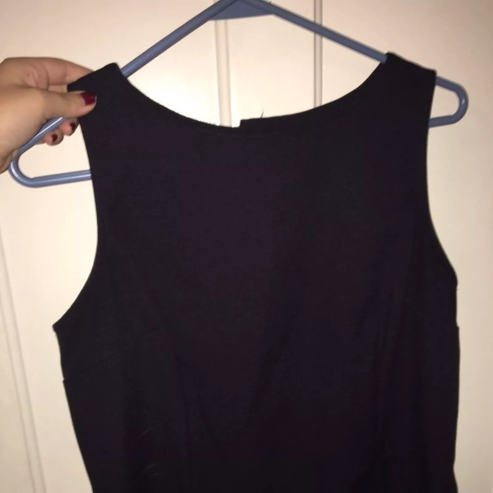 Barely Worn Black Button Down Tank Top