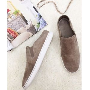 VINCE. SNEAKERS TAN LEATHER SUEDE SHOES